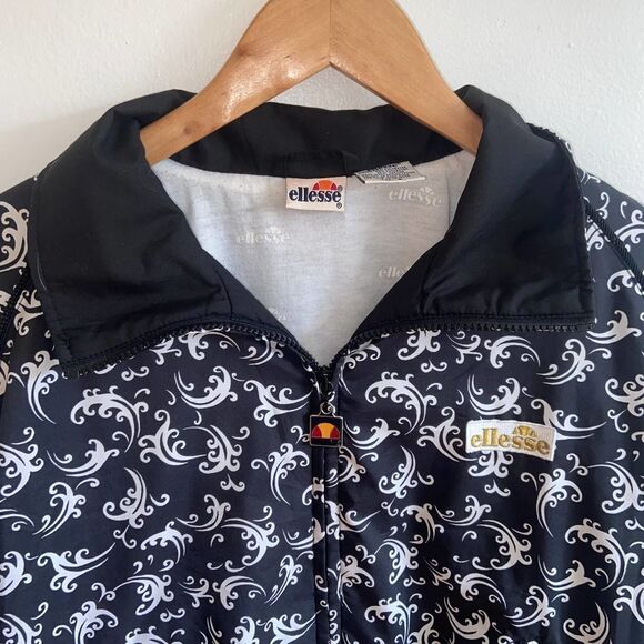 Vintage Ellesse black and white windbreaker - Picture 7 of 8